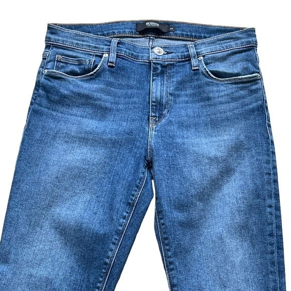 Hudson Jeans Women’s Nico Super Skinny Blue Denim Jeans Size 28 Step Hem - Picture 3 of 10